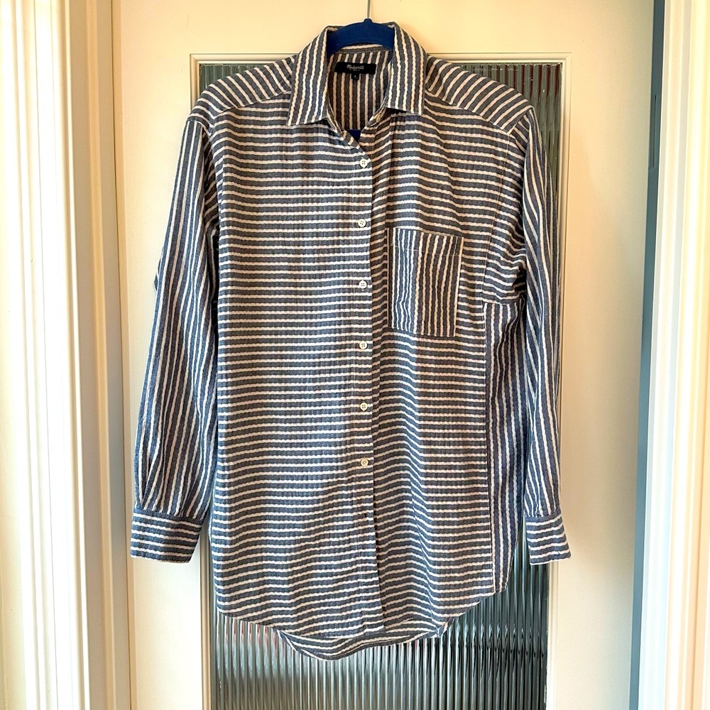 Madewell Striped Button Down • Size Small